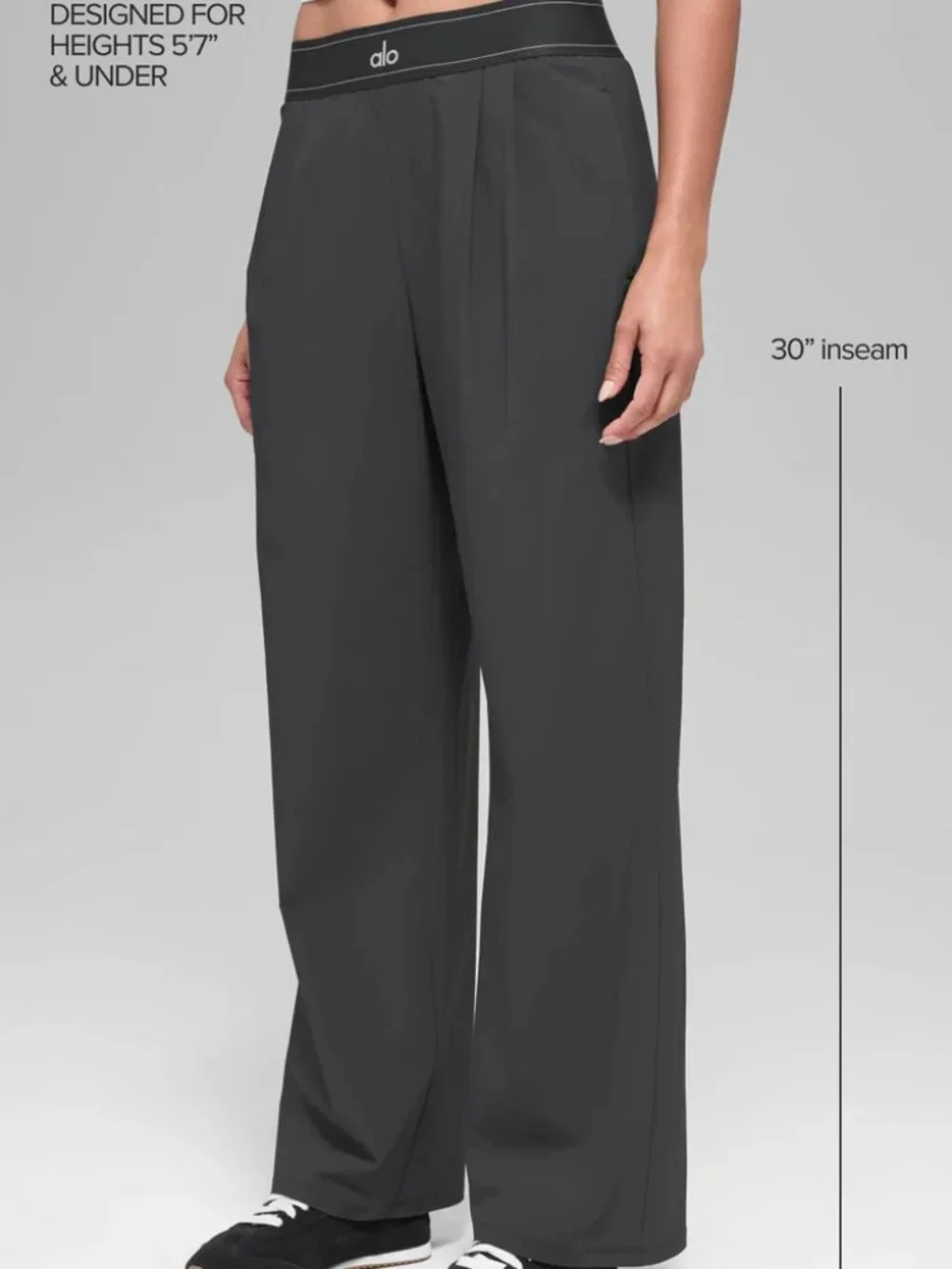 ALO Yoga Women's Pants, Dark Grey ✨ Regular 30 inches in length